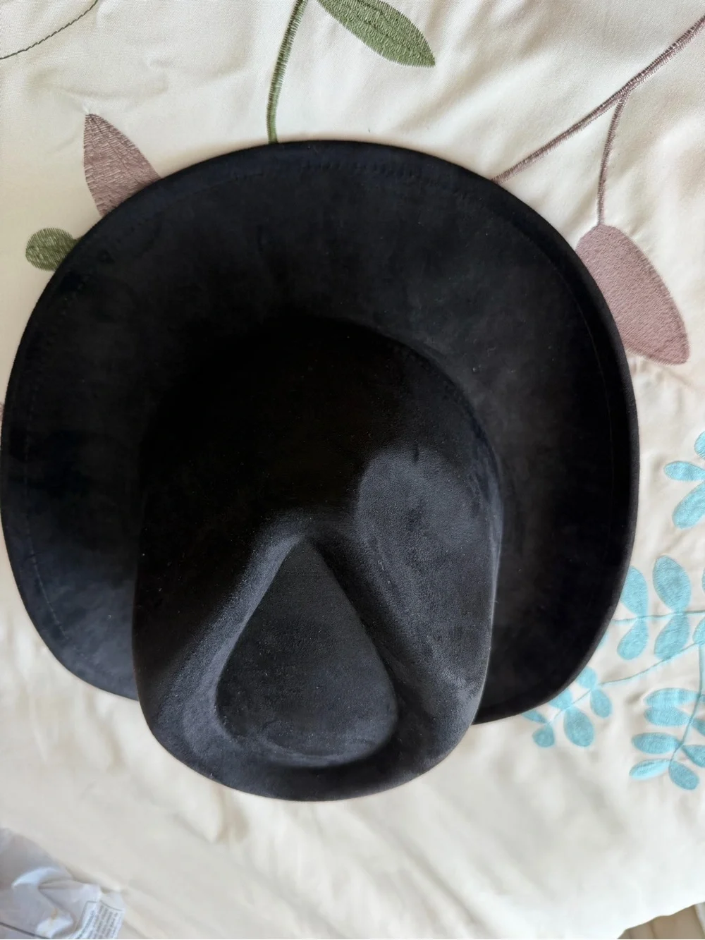 Classic Black Felt Fedora Hat - Men Accessories